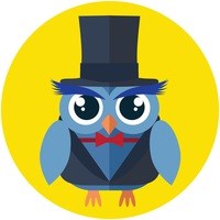 Логотип компании English Bird, языковая студия для детей и взрослых