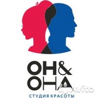 Логотип компании Он & Она, салон красоты